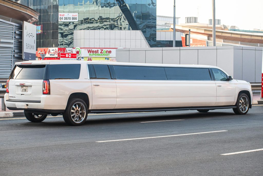 limousine with dark tint