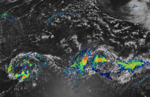 Low Pressure System 1050 Miles Southeast of Hilo, Hawaii