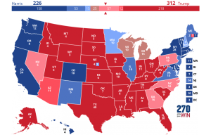 2024 Election Results, Shaded By Margin